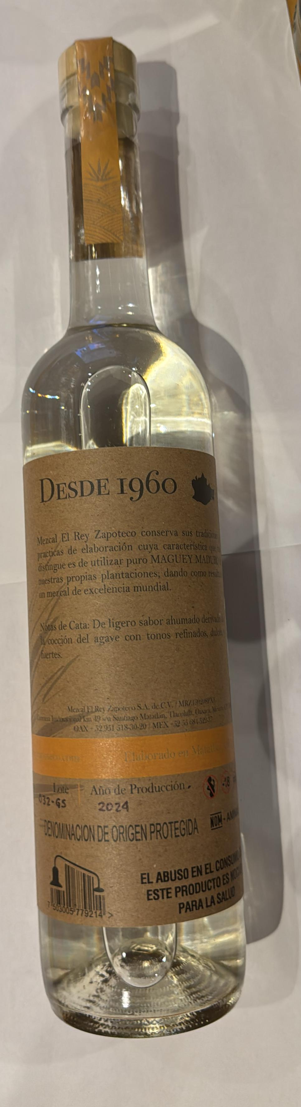 Espadín con gusano 45%